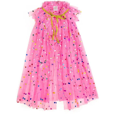 Sweet Wink - Raspberry Confetti Cape Kids Dress Up Cape Image 2