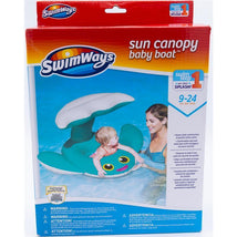 Swimways Baby Pool Float With Canopy,Whale Image 1