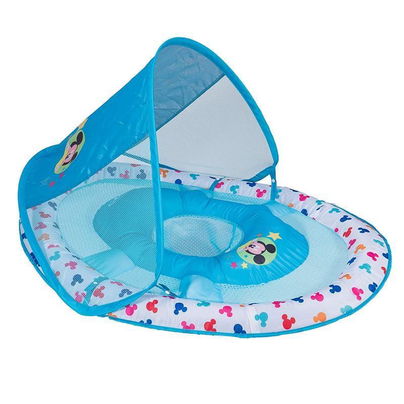 Swimways Baby Spring Float Sun Canopy Mickey Mouse Image 5