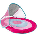 Swimways Baby Spring Float With Canopy Upf 50 In Pink | Baby Pool Float Image 1