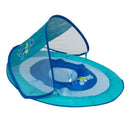 SwimWays - Infant Baby Spring Float, Blue Anchor | Baby Pool Float with Canopy Image 7