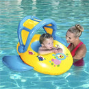 SwimWays Pinkfong Baby Shark Sun Canopy Baby Boat with Music Image 5