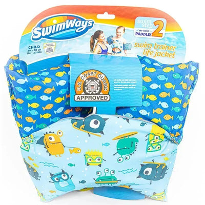 Swimways Sea Squirts Swim Trainer Life Jacket 30-50lb Image 1