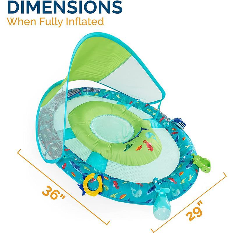Swimways - Sun Canopy Inflatable Infant Spring Float, Splash N Play Image 2