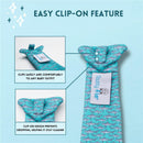 Tasty Tie -Teething Bib Tie, Seersucker Image 8