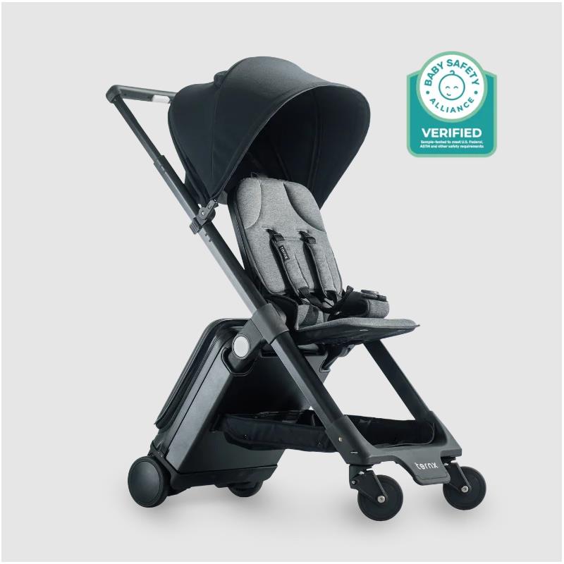Ternx - Carry On Luggage Stroller, Black& Grey Image 4