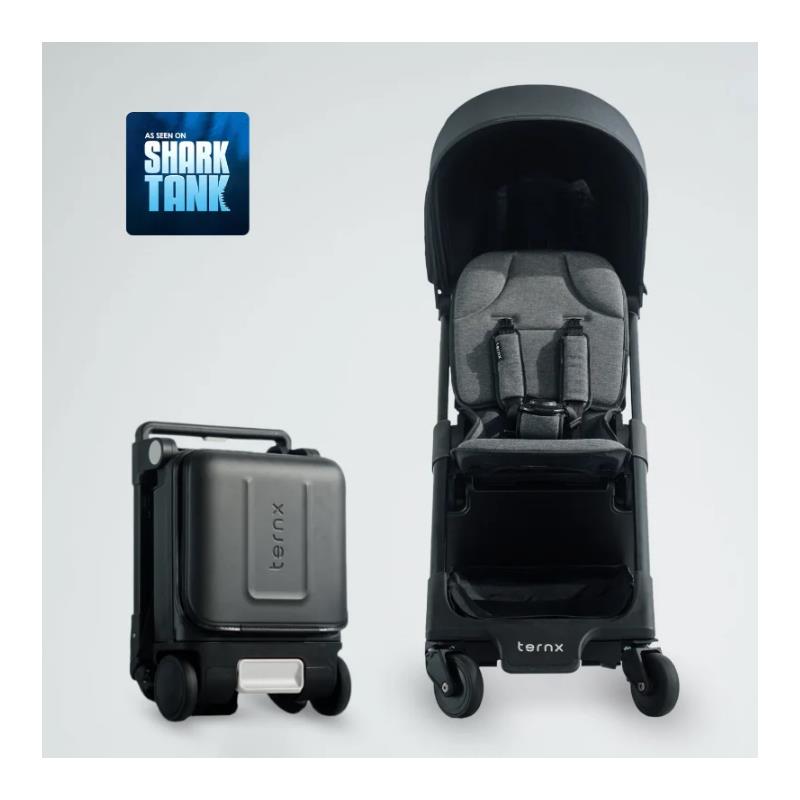 Ternx - Carry On Luggage Stroller, Black& Grey Image 7