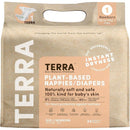 Terra - 24Ct Newborn Diapers 85% Plant-Based, Size 1 Image 1