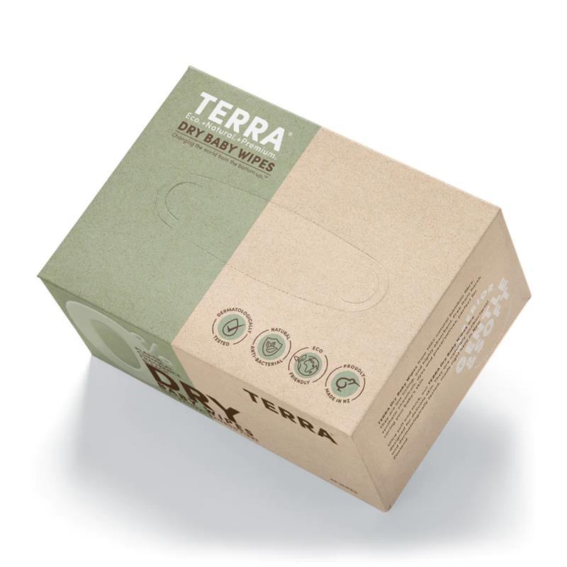 Terra Baby 100% Bamboo Dry Wipes Image 1