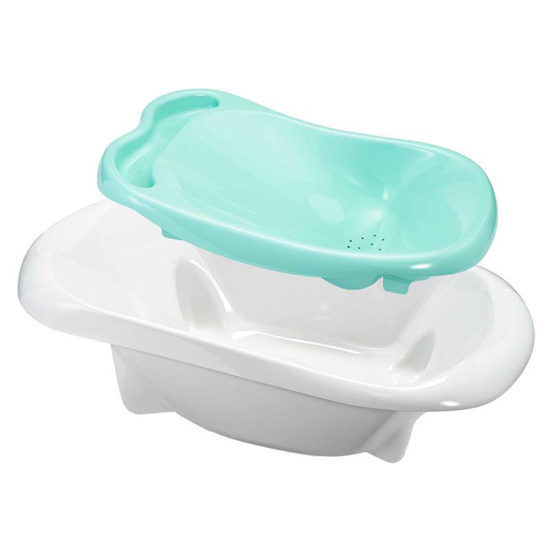 The First Years 4-in-1 Warming Comfort Tub - Teal/White Image 1