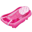 The First Years Sure Comfort Deluxe Newborn to Toddler Tub with Sling - Pink Image 1