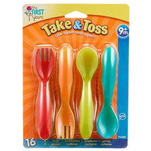  The First Years - Take & Toss 16Pc Baby Spoons, Multicolored Image 2