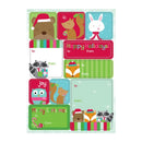 The Gift Wrap Company Checkered Chums Label Sheet Image 1