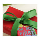 The Gift Wrap Company Grosgrain Ribbon Green Image 2