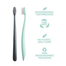 Jack N' Jill - The Natural Family Co. Bio Toothbrush, Rivermint & Monsoon Mist Image 2