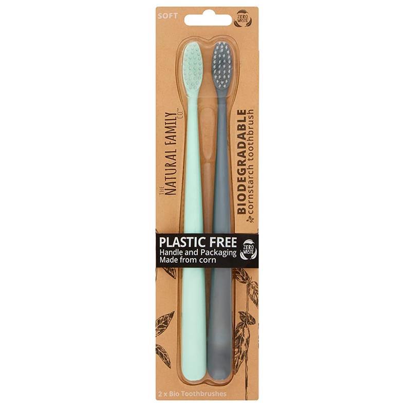 Jack N' Jill - The Natural Family Co. Bio Toothbrush, Rivermint & Monsoon Mist Image 3