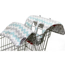The Peanut Shell High Chair and Shopping Cart Cover, Grey Chevron Image 1