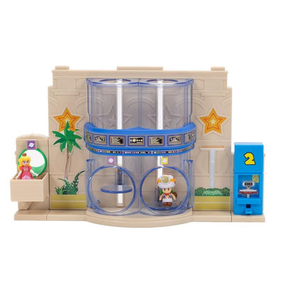 THE SUPER MARIO BROS. MOVIE - The Super Mario Galaxy Movie – Gateway Galaxy Diorama Playset with 1.5 Inch Princes Peach and Exclusive Captain Toad  Image 1