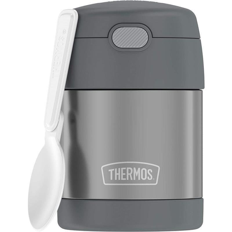 Thermos - 10 Oz. Food Jar Stainless Steel Funtainer, Grey Image 1