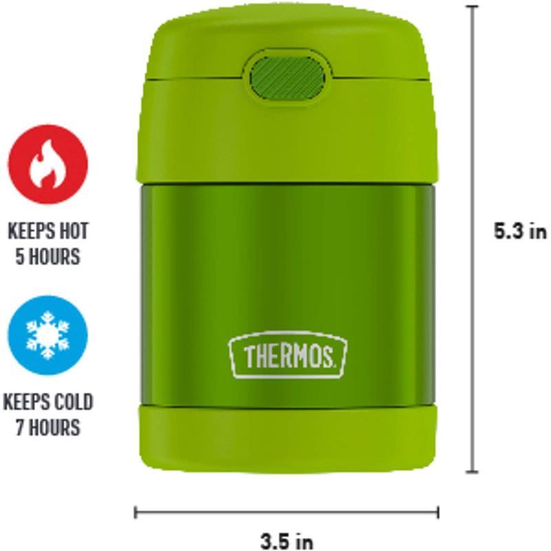 Thermos - 10 Oz. Food Jar Stainless Steel Funtainer, Lime Image 7