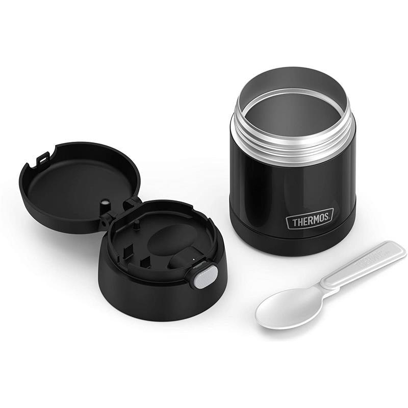 Thermos - 10 Oz. Food Jar Stainless Steel Funtainer, Matte Black Image 3