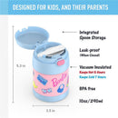 Thermos 10 oz Funtainer® Food Jar With Plastic Folding Spoon Barbie Image 2