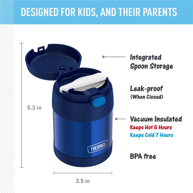 Thermos FUNtainer Stainless Steel Food Jar 10 oz - Navy Image 2