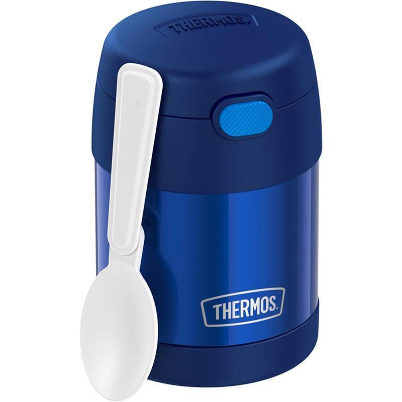 Thermos - 10 Oz. Stainless Steel Nonlicensed Funtainer Food, Blue With Spoon Image 2