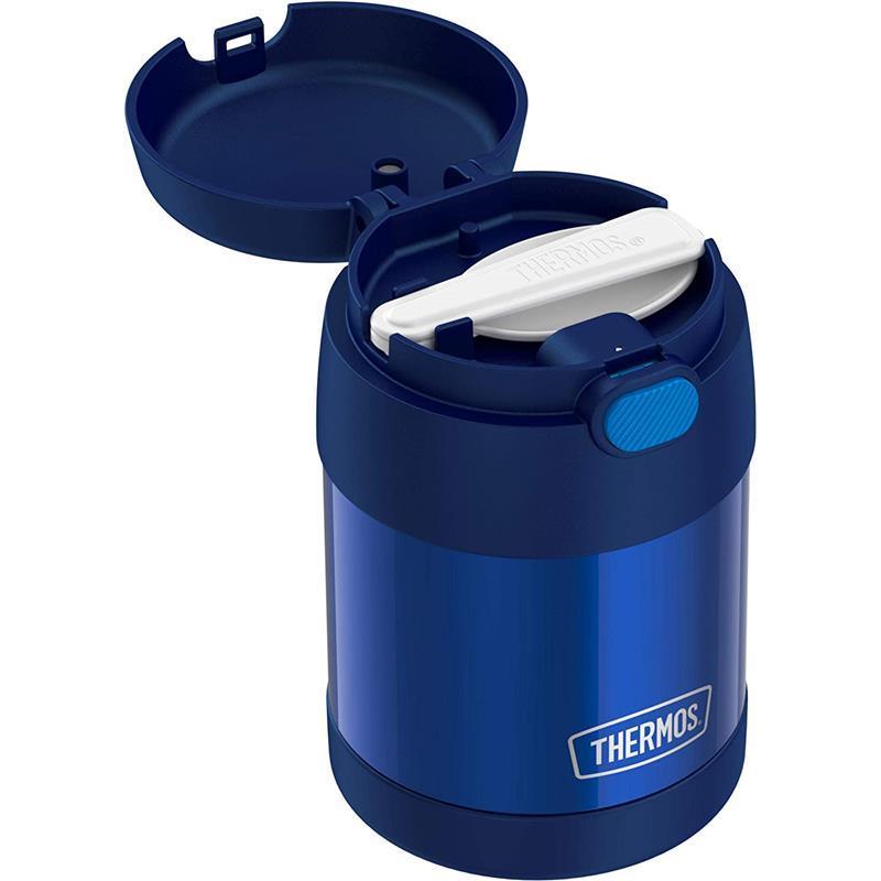 Thermos - 10 Oz. Stainless Steel Nonlicensed Funtainer Food, Blue With Spoon Image 4