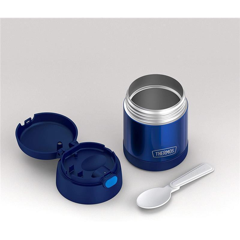 Thermos - 10 Oz. Stainless Steel Nonlicensed Funtainer Food, Blue With Spoon Image 6