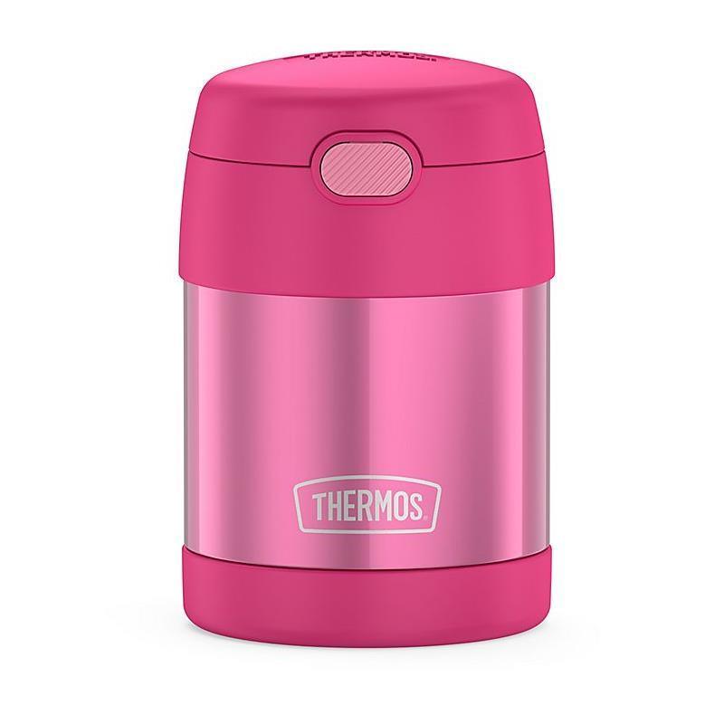 Thermos - 10 Oz. Stainless Steel Nonlicensed Funtainer Food, Pink With Spoon Image 1