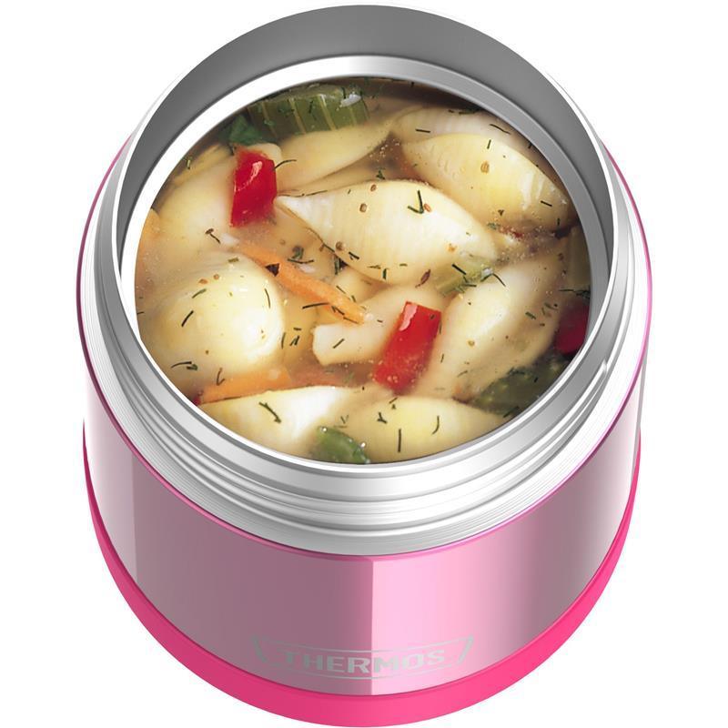 Thermos - 10 Oz. Stainless Steel Nonlicensed Funtainer Food, Pink With Spoon Image 6