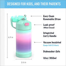 Thermos 12 Oz Stainless Steel Non-Licensed Funtainer Water Bottle Mint Ombre Image 7