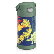 Thermos - 12 Oz. Stainless Steel Non-Licensed Funtainer® Bottle, Dinosaurs Image 2
