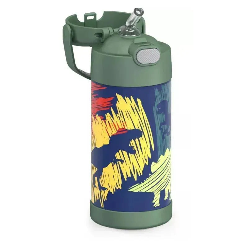 Thermos - 12 Oz. Stainless Steel Non-Licensed Funtainer® Bottle, Dinosaurs Image 3