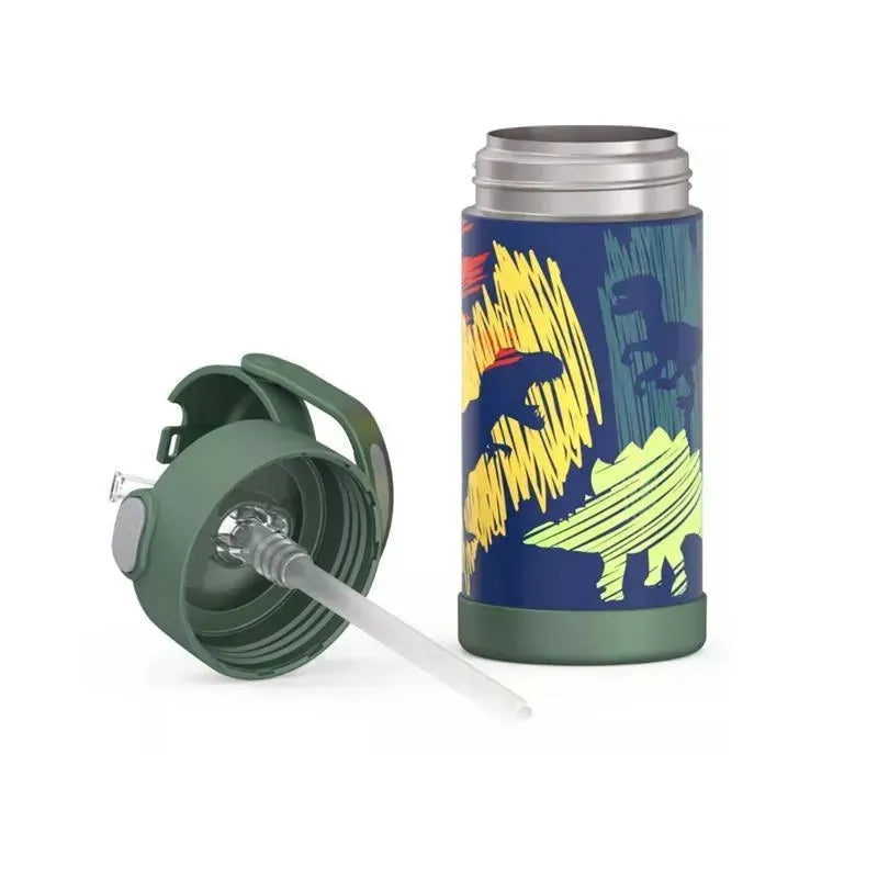 Thermos - 12 Oz. Stainless Steel Non-Licensed Funtainer® Bottle, Dinosaurs Image 5