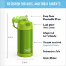 Thermos FUNtainer Stainless Steel Water Bottle 12 oz - Lime Image 2
