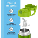 Thermos FUNtainer Stainless Steel Water Bottle 12 oz - Lime Image 4