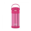 Thermos - 12 Oz. Stainless Steel Non-Licensed Funtainer® Bottle, Pink Image 1