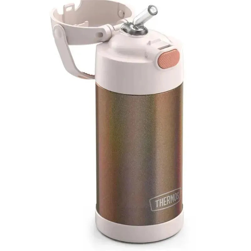 Thermos - 12 Oz. Stainless Steel Non-Licensed Funtainer® Bottle, Rose Gold Image 2