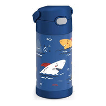 Thermos - 12 Oz. Stainless Steel Non-Licensed Funtainer® Bottle, Sharks Image 2