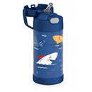 Thermos - 12 Oz. Stainless Steel Non-Licensed Funtainer® Bottle, Sharks Image 4