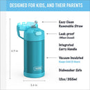 Thermos FUNtainer Stainless Steel Water Bottle 12 oz - Teal Image 2