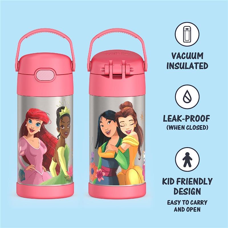 THERMOS - 12Oz Stainless Steel Insulated Straw Bottle, Barbie 