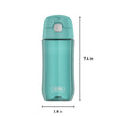 Thermos Plastic Water Bottle 16 oz - Aqua Image 3