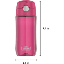 Thermos - 16 Oz Plastic Funtainer® Hydration Bottle With Spout Lid, Raspberry Image 2