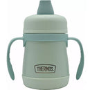 Thermos - 7 Oz. Stainless Steel Sippy Cup W/ Handles Simple Pastels, Mint Image 1