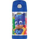 Thermos Funtainer 12 Ounce Straw Bottle - PJ Masks Image 1