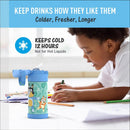 THERMOS FUNTAINER 12Oz Kids Stainless Steel Vacuum Insulated Water Bottle with Lid, Bluey Image 5