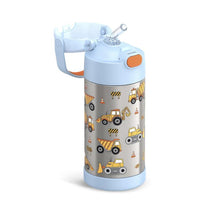 THERMOS FUNTAINER 12Oz Kids Stainless Steel Vacuum Insulated Water Bottle with Lid, Construction Image 2